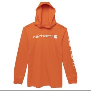 Nwt Carhartt hooded long sleeve tee shirt sz 4